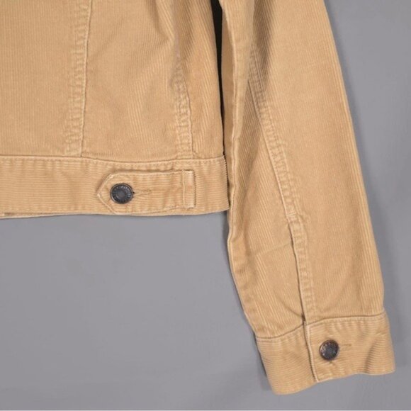 Abercrombie & Fitch‎ Women’s Authentic Quality Corduroy Jacket Button Y2K SMALL - Picture 7 of 8